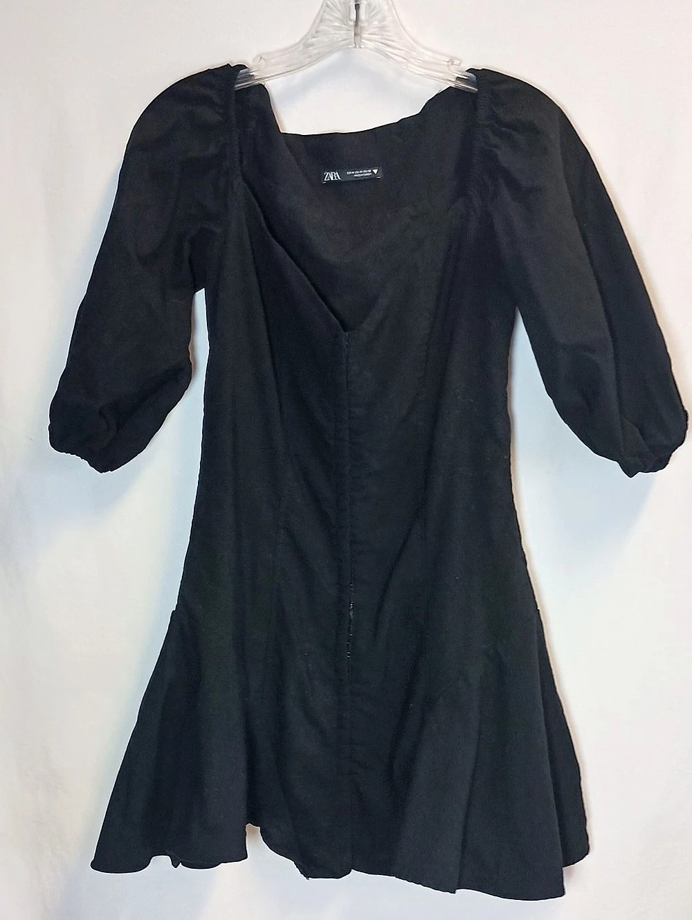 Zara Women's Size M Black Mini Dress